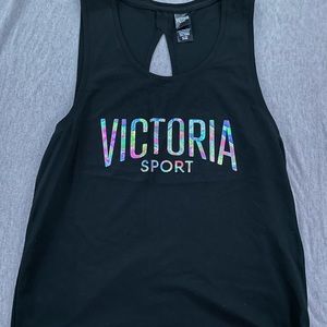 Holographic Victoria sport tank top